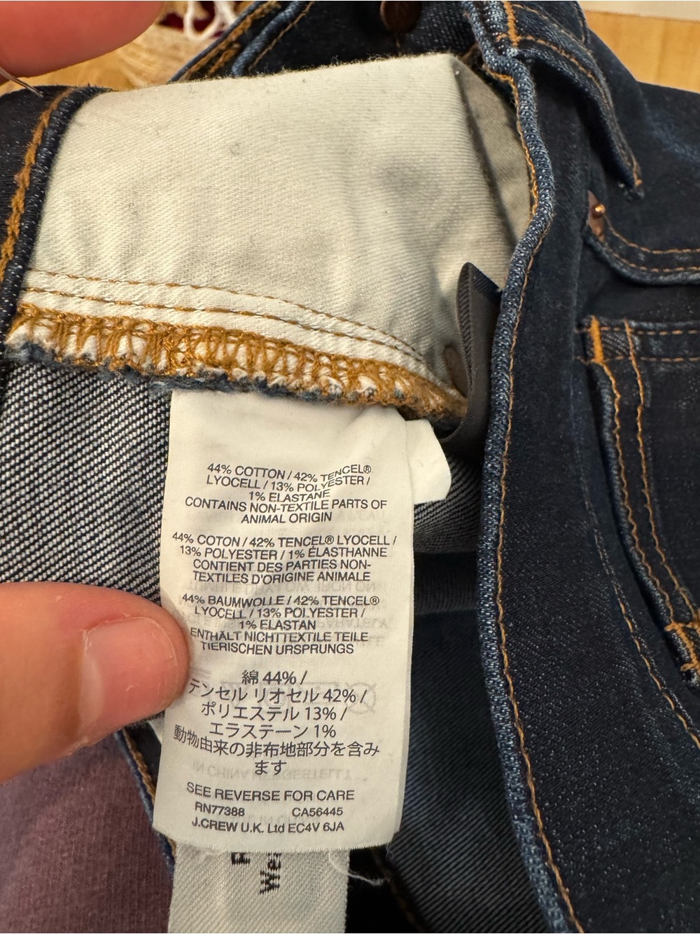 Madewell Indigo Straight Slim Jeans - Picture 4 of 5